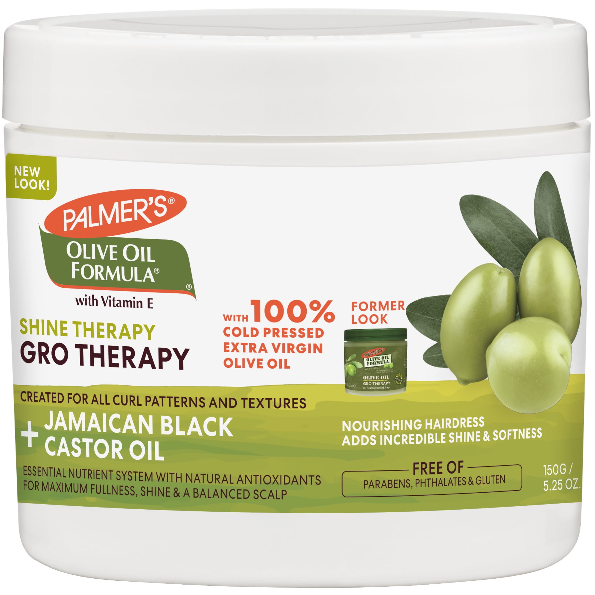 Palmer's Olive Oil Formula Shine Therapy Gro Therapy Hairdress, 5.25 oz.
