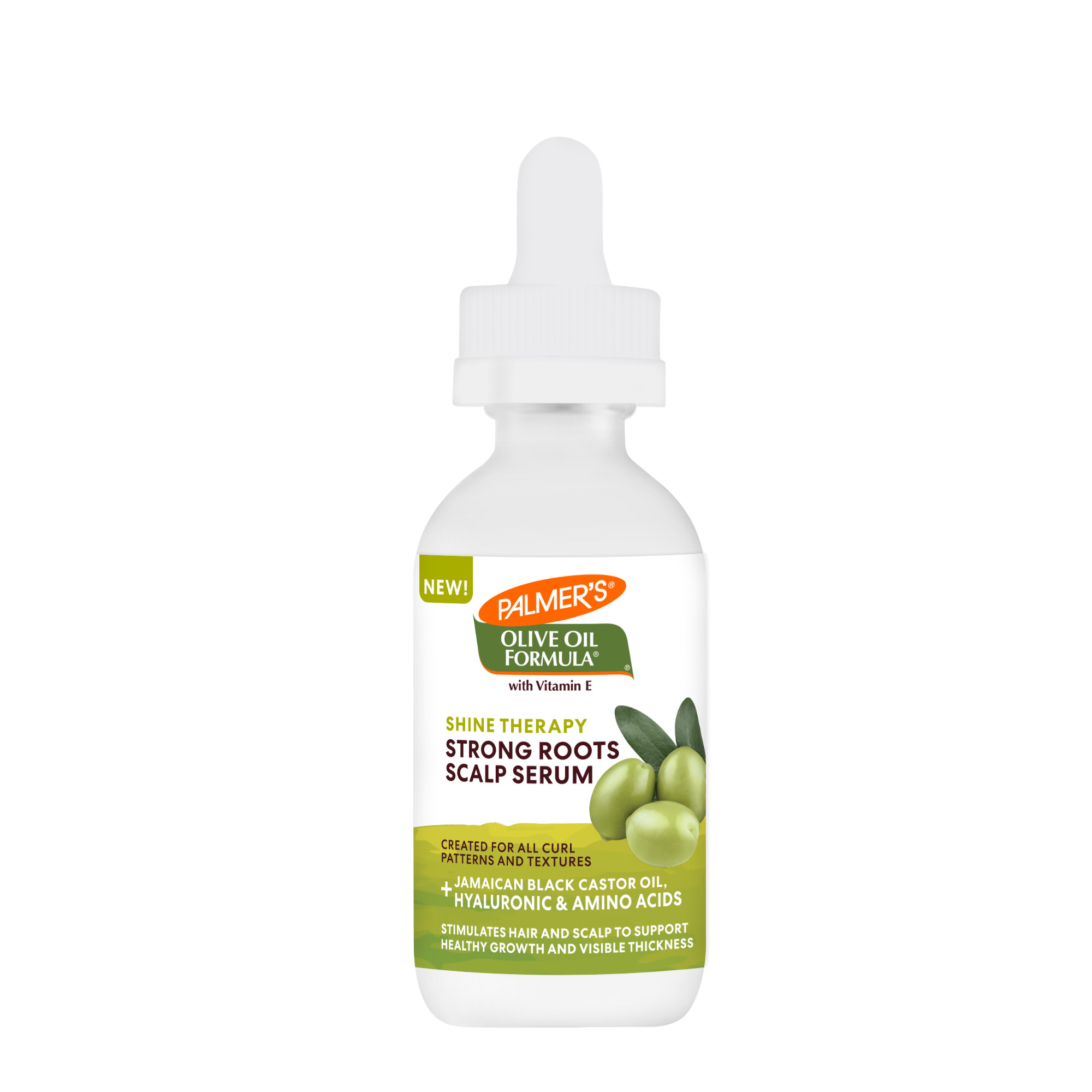 Palmer's Olive Oil Formula Shine Therapy Strong Roots Scalp Serum, 1.85 fl oz