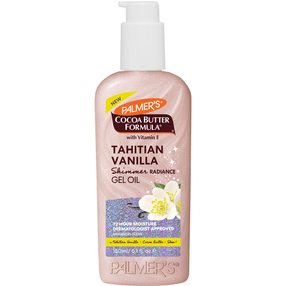 Palmer's Tahitian Vanilla Shimmer Gel Oil, 5.1 fl.oz.