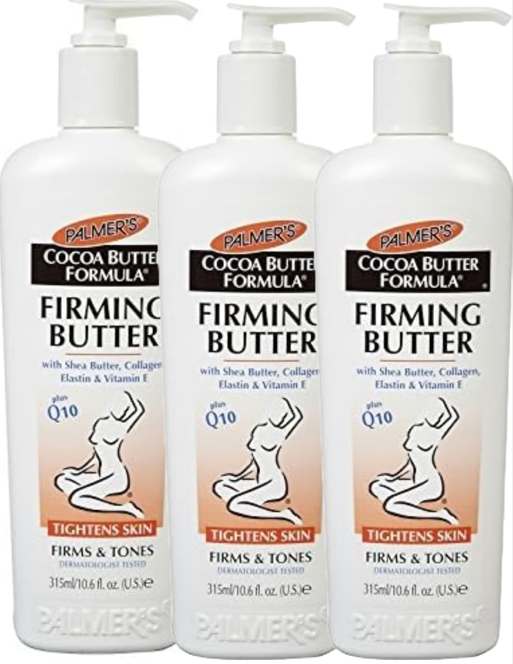 Palmers Cocoa Butter Firming Butter Pump 10.6 Oz (3-Pack) - Walmart.com