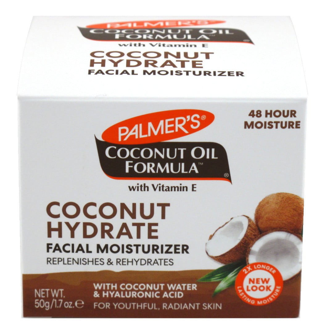 Palmers Coconut Hydrate Facial Moisturizer 1.7oz Jar (Pack of 3)