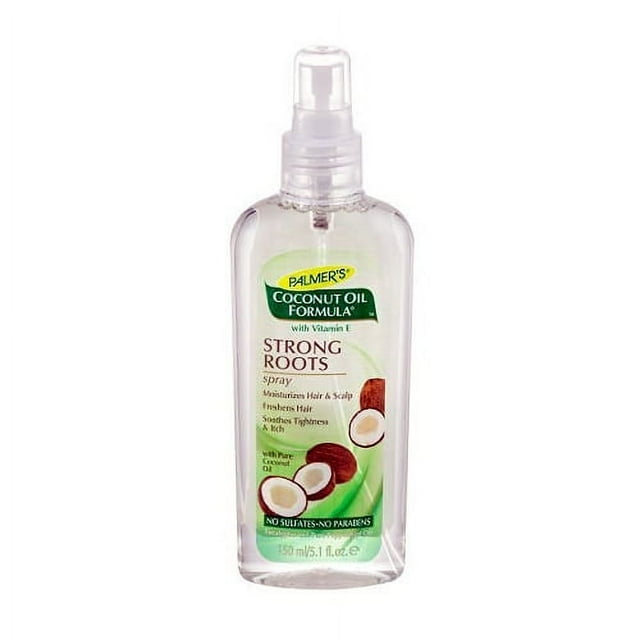 Palmers Coconut Oil Formula Strong Roots Spray with Vitamin E, 5.1 oz, 2 Pack