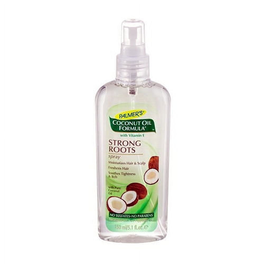 Palmers Coconut Oil Formula Strong Roots Spray with Vitamin E, 5.1 oz, 3 Pack