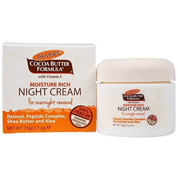 Palmers Moisture Rich Night Cream for Overnight Renewal 2.7oz Each