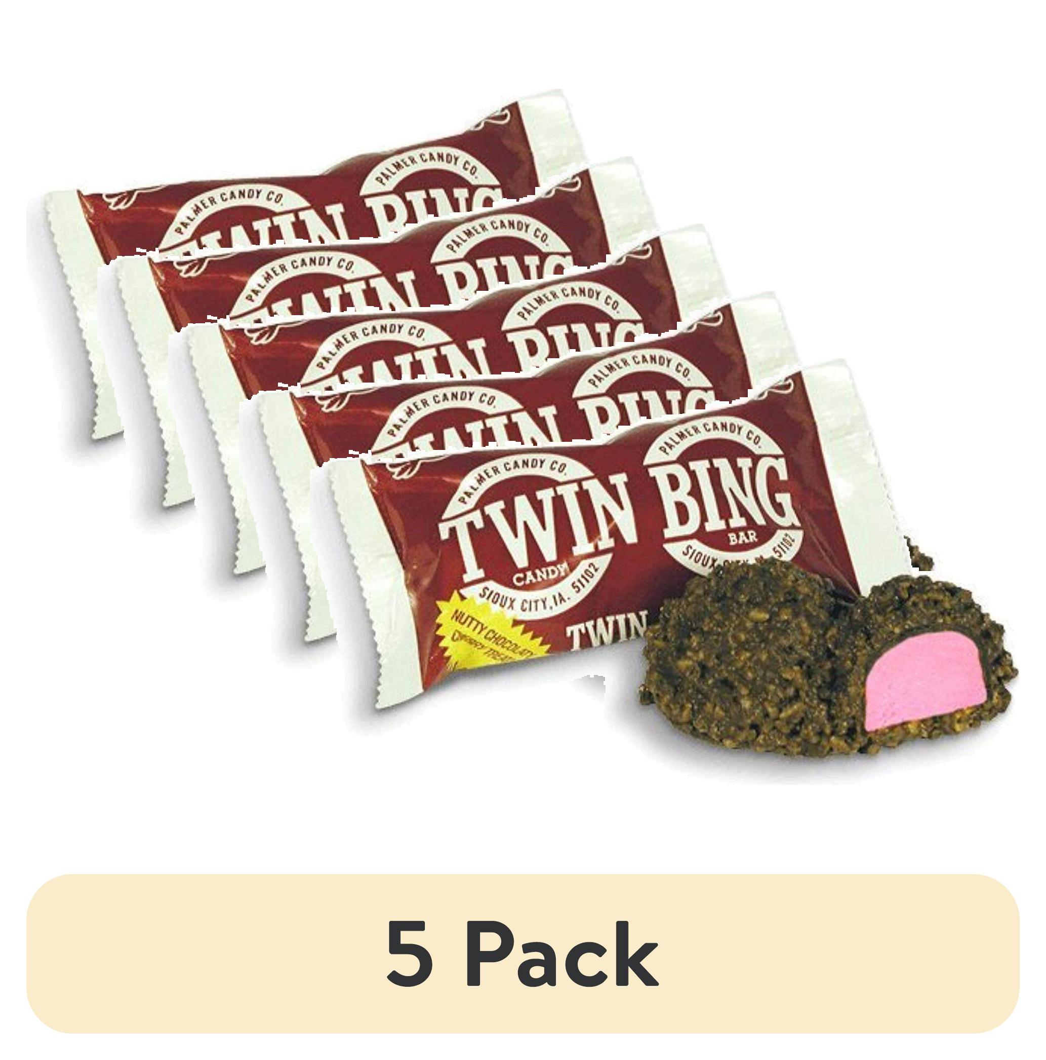 (5 pack) Palmers Twin Bing Candy Bars (12Pack) Chocolate Covered