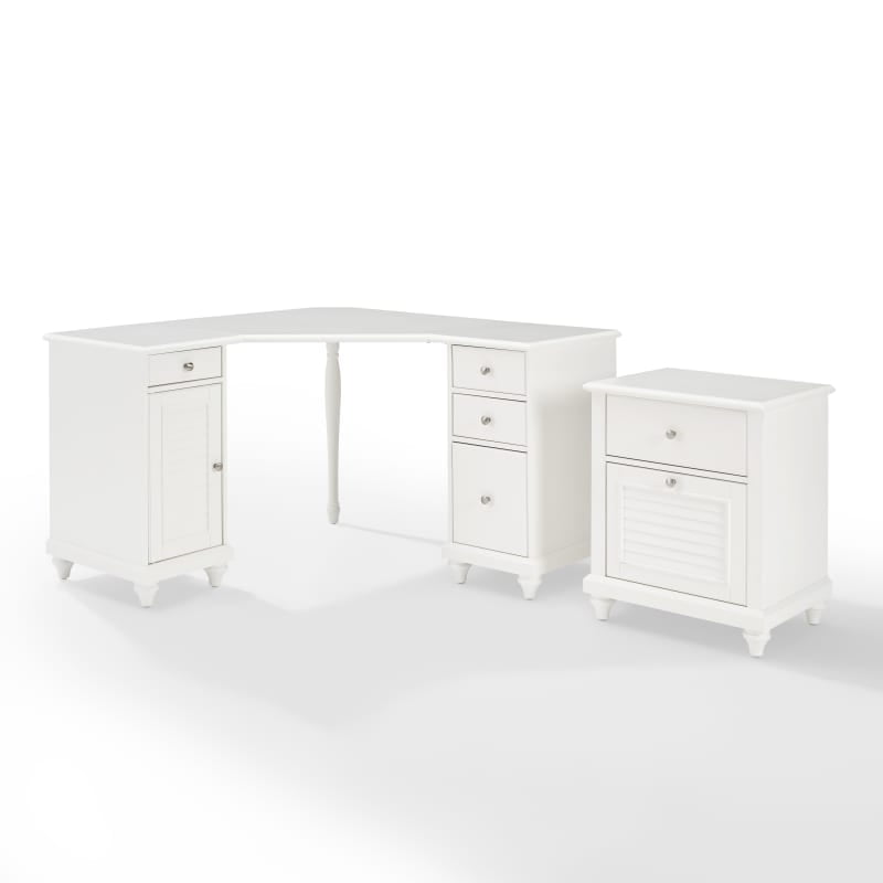 Palmetto 2 Piece Corner Desk with File Corner Desk & File