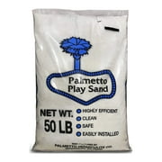 Palmetto 50 Pound Natural Play Sand for Sand Box and Kids Play Areas, Creme