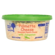 Palmetto Cheese, Pimento Cheese with Jalapenos, 11 oz. Refrigerated, Spreadable, Re-Sealable Plastic Tub.