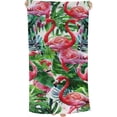 thumbnail image 1 of Palmetto Leaf Flamingo Microfiber Sand Free Beach Towel Thin Pool Towel Large Lightweight Absorbent Beach Towels for Travel Swim Pool Gym Beach Essentials Accessories, 1 of 8
