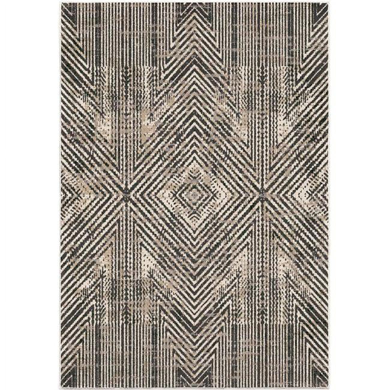 Palmetto Living by Orian RIV-ZEIN-32OT-275x398 9 x 13 ft. Riverstone Zero In Moonlight Area Rug