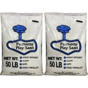 Palmetto Natural Play Sand for Sand Box & Play Areas, 50 Pounds (2 Pack)
