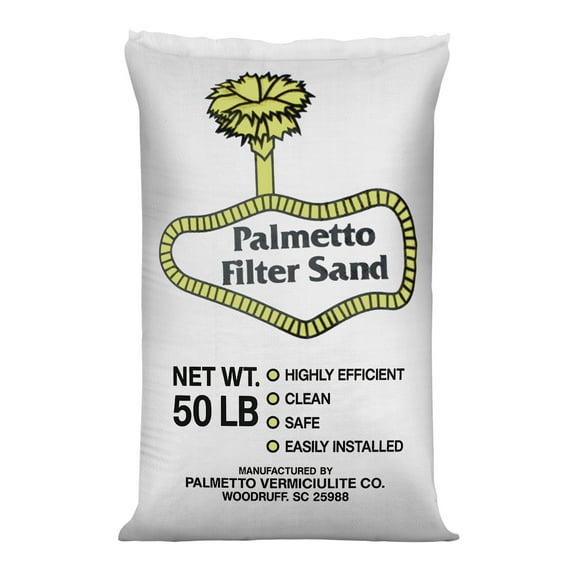 Palmetto 50lb Bag Natural Pool Filter Sand for Residential & Commercial Use