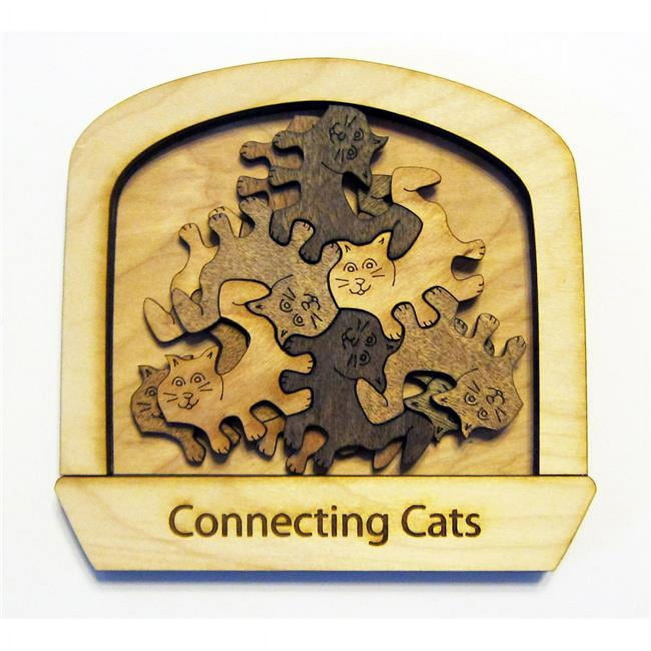 Palmetto Puzzle Works Difficulty Easy Level Connecting Cats Puzzle
