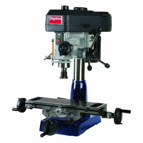 Palmgren Mill Drill Machine,Manual,1ph,120/240V 2LKP8