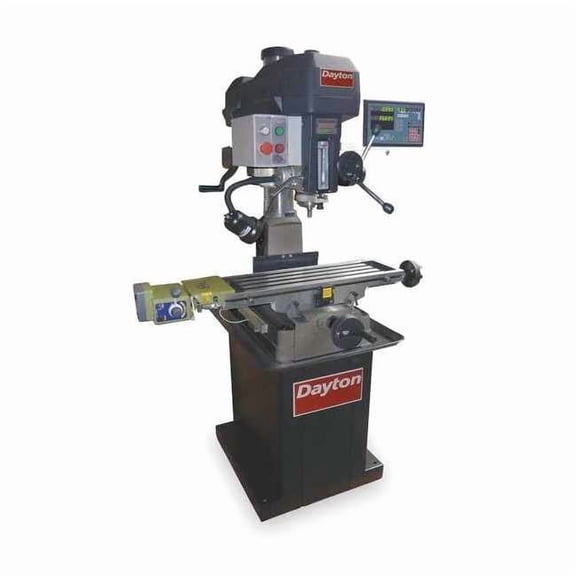 Mill Drill Machine,Manual,1ph,120/240V 2LKR1