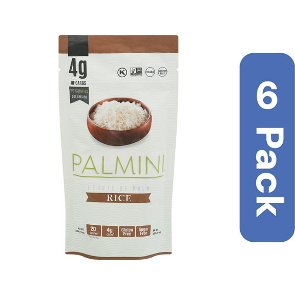 Palmini Hearts of Palm Rice Pouch 12 oz (Pack Of 6)