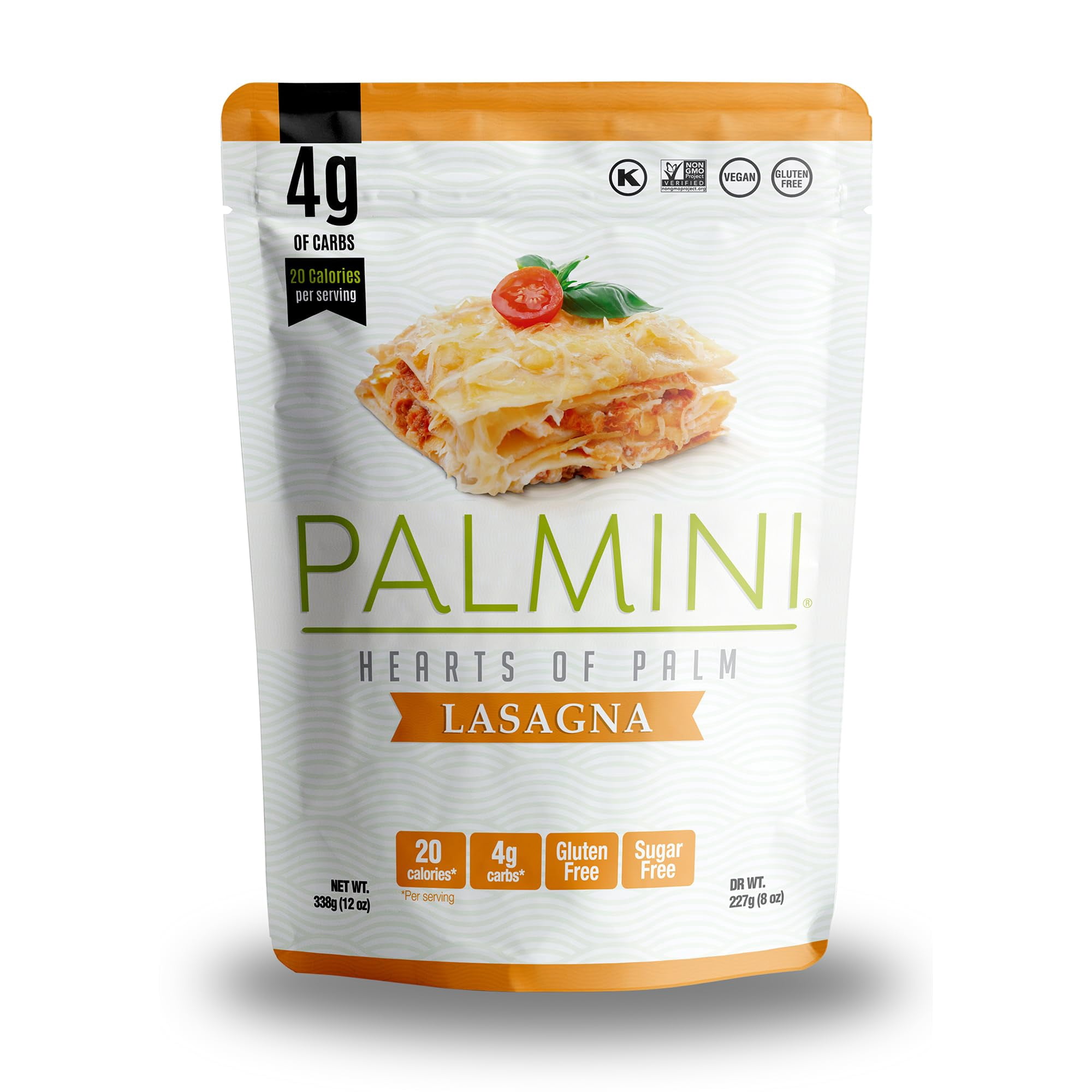 Palmini Lasagna Sheets LowCarb, LowCalorie Hearts of Palm Lasagna