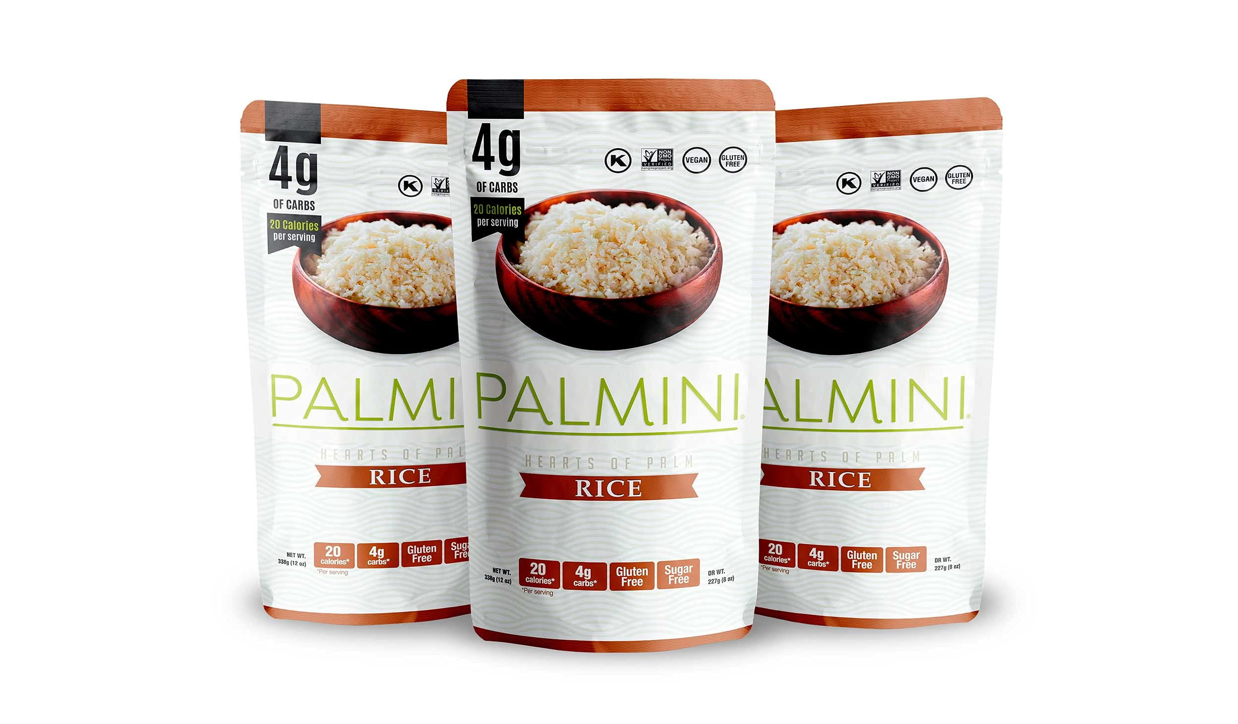 Palmini Rice LowCarb, HP29 LowCalorie Hearts of Palm Rice Keto