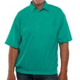 thumbnail image 1 of Palmland Classic 2 Pocket Solid Banded Bottom Polo Shirt Sizes Medium-4XLT, 1 of 3