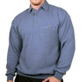 thumbnail image 1 of Palmland LD Sport Solid Textured Banded Bottom Big and Tall Long Sleeve Shirt, 1 of 8