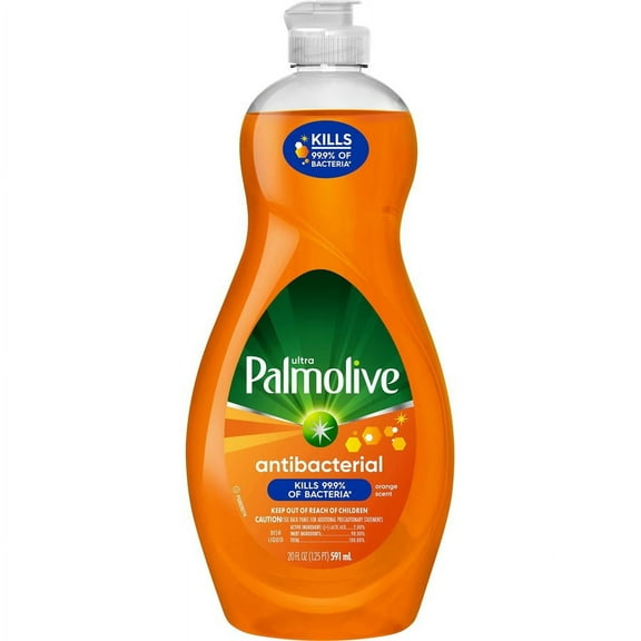 Palmolive Antibacterial Ultra Dish Soap - Concentrate Liquid - 20 fl oz (0.6 quart) - 1 Each - Orange | Bundle of 2 Each