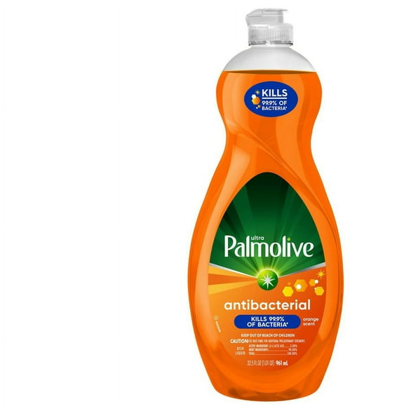 Palmolive Antibacterial Ultra Dish Soap - Concentrate Liquid - 35.2 fl oz (1.1 quart) - 1 Each - Orange | Bundle of 5 Each