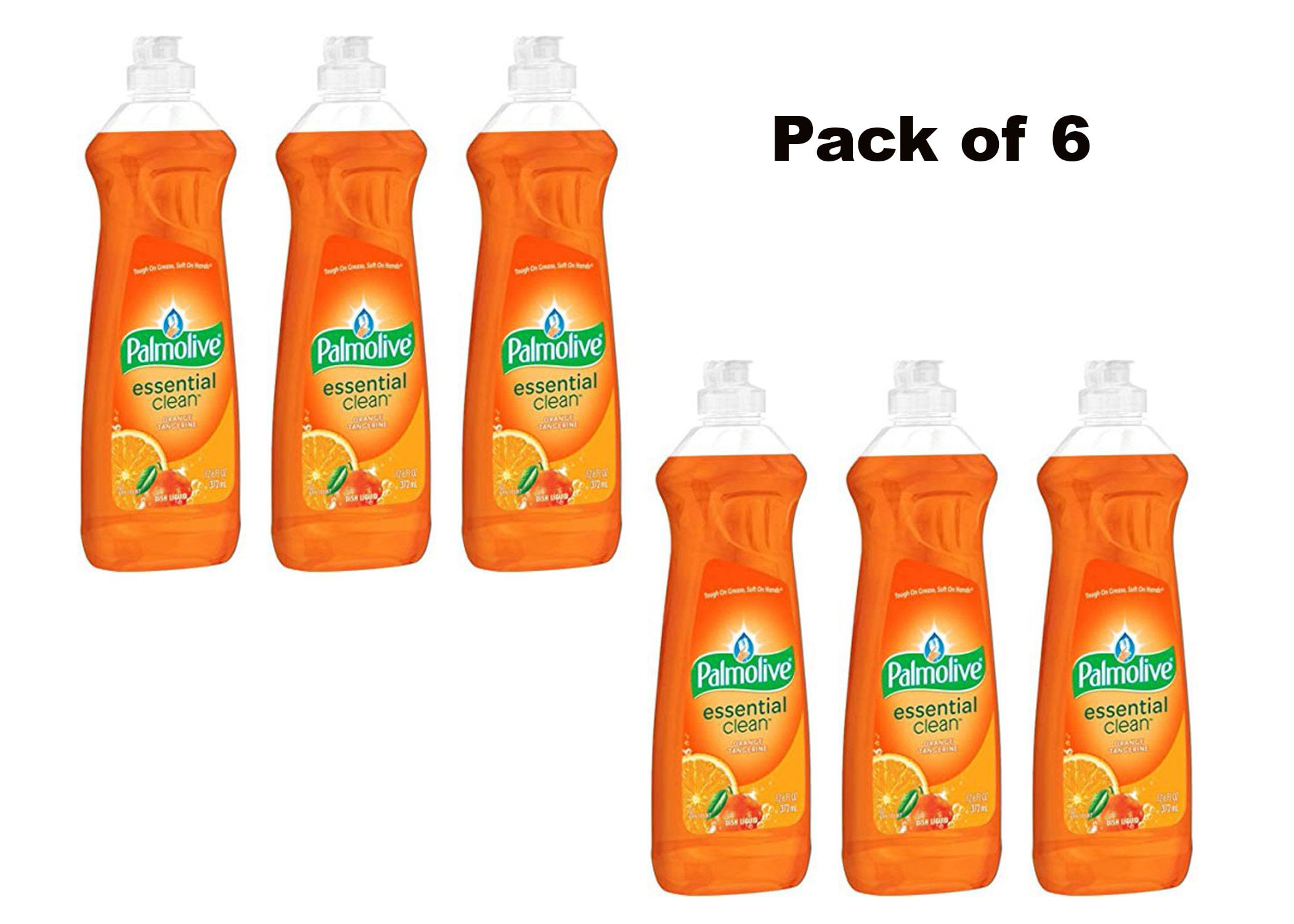 Palmolive Essential Clean Orange Tangerine Dish Liquid 14 Fl Oz Pack Of 6 