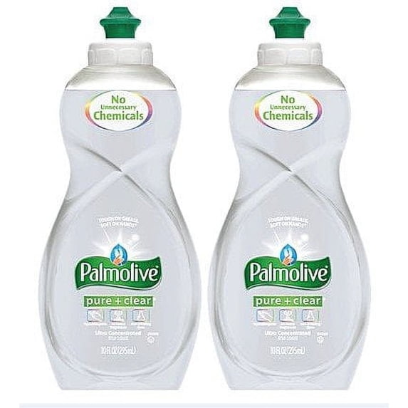 Palmolive Pure + Clear Concentrated Dish Washing Liquid 8 Fl Oz (2 pack)RDD12