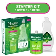 Palmolive Shake & Clean Starter Kit, Dish Soap Concentrate, 20 oz, Fresh Citrus Scent