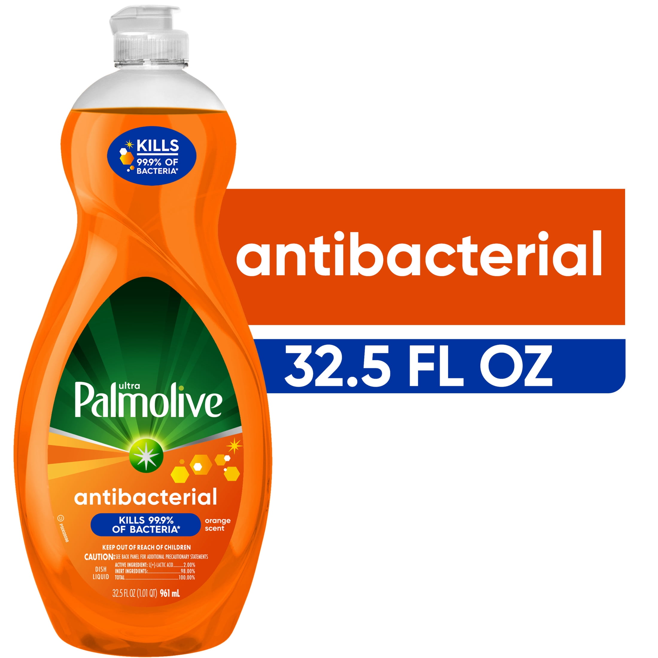 Palmolive Ultra Antibacterial Orange Scent Dish Soap - Thumbnail 2