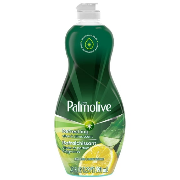 Palmolive Ultra Dish Liquid,Aloe & Citrus Scent, 20 oz, 6 Pack