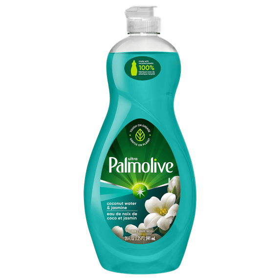 Palmolive Ultra Dishwashing Liquid Soap, Coconut Water & Jasmine Scent, 20 fl oz