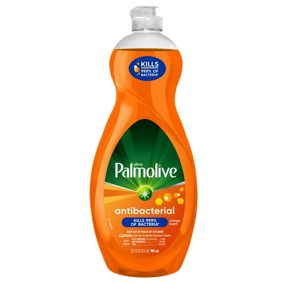 Palmolive Ultra Liquid Dish Soap, Antibacterial - 32.5 Fluid Ounce (Pack of 8)