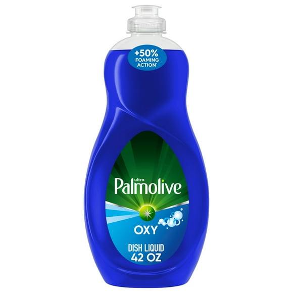 Palmolive Ultra Oxy Liquid Dish Soap, Deep Grease Cutting, No Soaking Needed, 42 fl oz