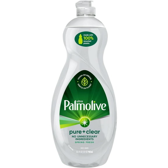 Palmolive Ultra Liquid Dish Soap, Pure and Clear, 32.5 Fl Oz