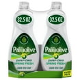 thumbnail image 1 of Palmolive Ultra Pure + Clear Liquid Dish Soap, Spring Fresh Scent - 32.5 Fluid Ounce (2 Pack), 1 of 15