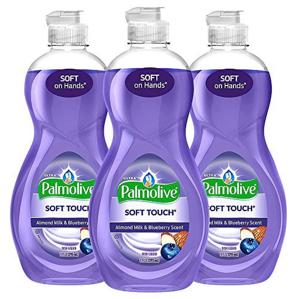 Palmolive Ultra Soft Touch Dish Soap, Almond Milk and Blueberry 3 Pk. 8fl Oz