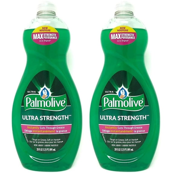 Palmolive Ultra Strength Liquid Dish Soap, Original, 20 fl oz, 2 Pack