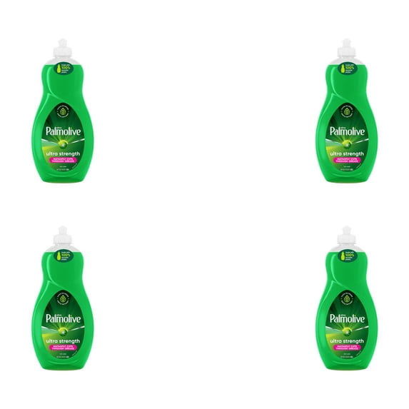 Palmolive Ultra Strength Original Dish Liquid – 4 Pack bottles (16 fl oz x 4)
