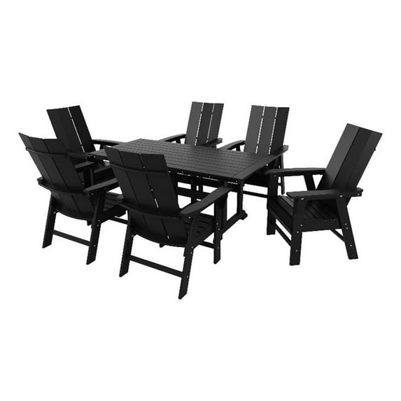 Palms 7-Piece Dining Table and Chair Set