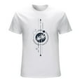 thumbnail image 1 of Palms At Night Men’s T-Shirt 100% Cotton Casual Short Sleeve Tops Gift Tee White M, 1 of 5
