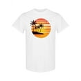 thumbnail image 1 of Palms In The Sunset T-Shirt Women -SPIdeals Designs, Female 4X-Large, 1 of 4