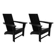thumbnail image 1 of Palms Modern Folding Poly Adirondack Chair (Set of 2), 1 of 8