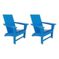 thumbnail image 1 of Palms Modern Folding Poly Adirondack Chair (Set of 2), 1 of 8