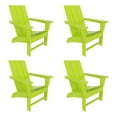 thumbnail image 1 of Palms Modern Folding Poly Adirondack Chair (Set of 4), 1 of 8