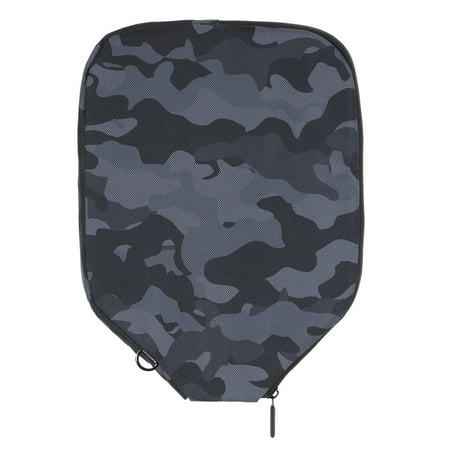 Palms-O-Aces Durable Padded Canvas New Standard Pickleball Paddle Cover - Dark Camo - 1.75 oz