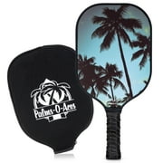 Palms-O-Aces Lightweight Graphite Pickleball Paddle, Light Blue