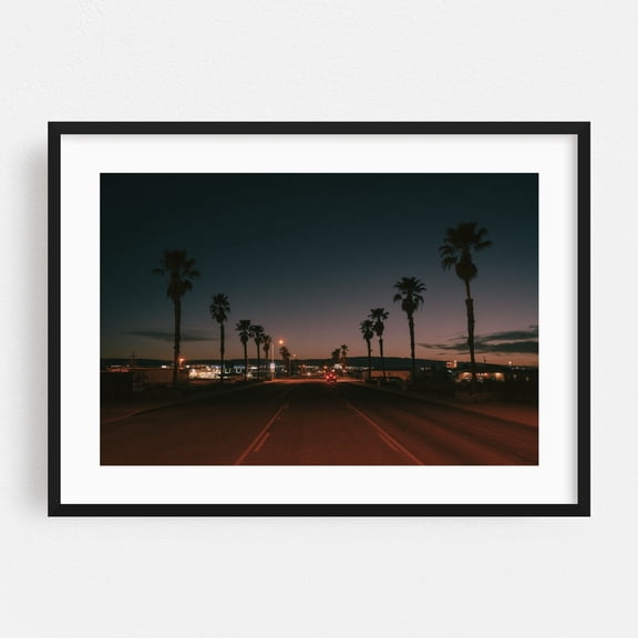 Palms, Presidio - Presidio Texas Photography Black Framed Wall Art Print 24 x 36 inches