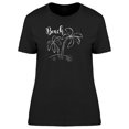 thumbnail image 1 of Palms & Seashells White Outline Tee Women's -Image by Shutterstock, 1 of 1