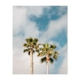 thumbnail image 1 of Palms at Treasure Island, Laguna Beach - Laguna Beach California Photography Palm Tree Tropical Summer Nature Minimalist Coastal Skyline Unframed Wall Art Print 20 x 24 inches, 1 of 13